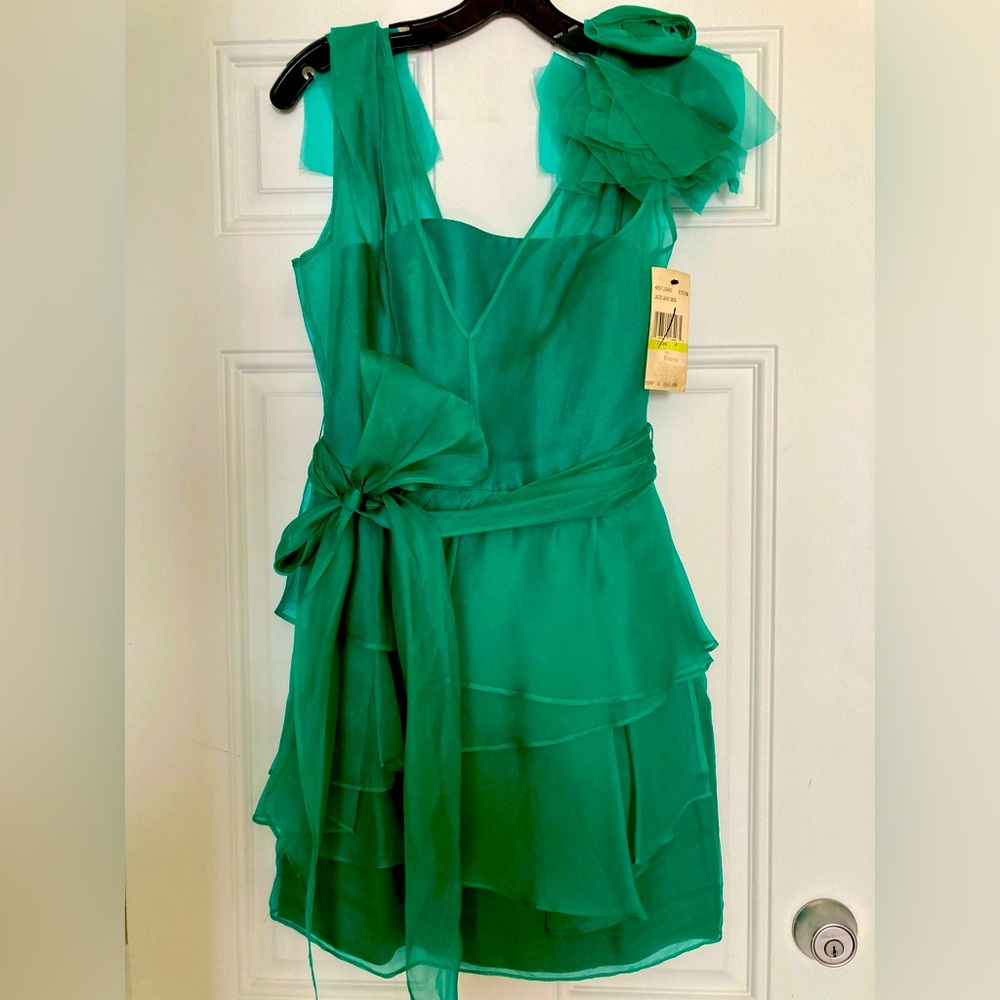 ABS Emerald Cocktail Dress